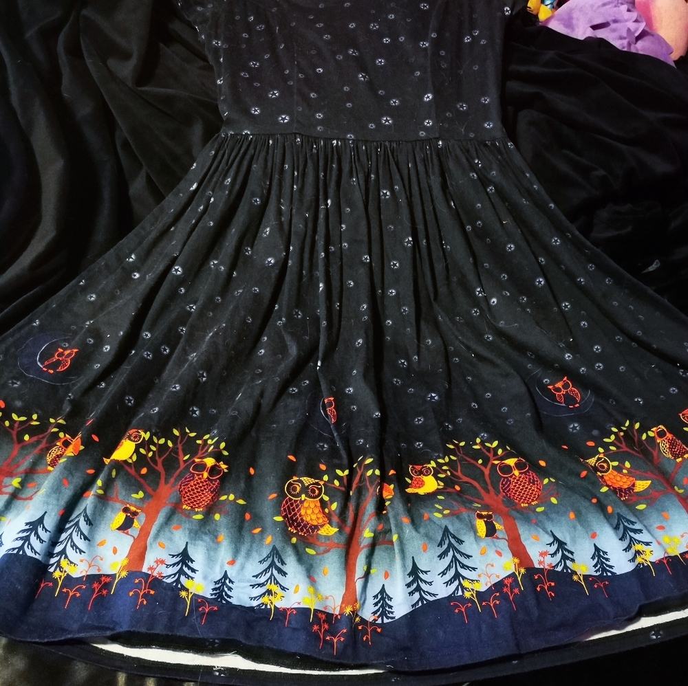 Banned apparel lone traveller owl dress XS